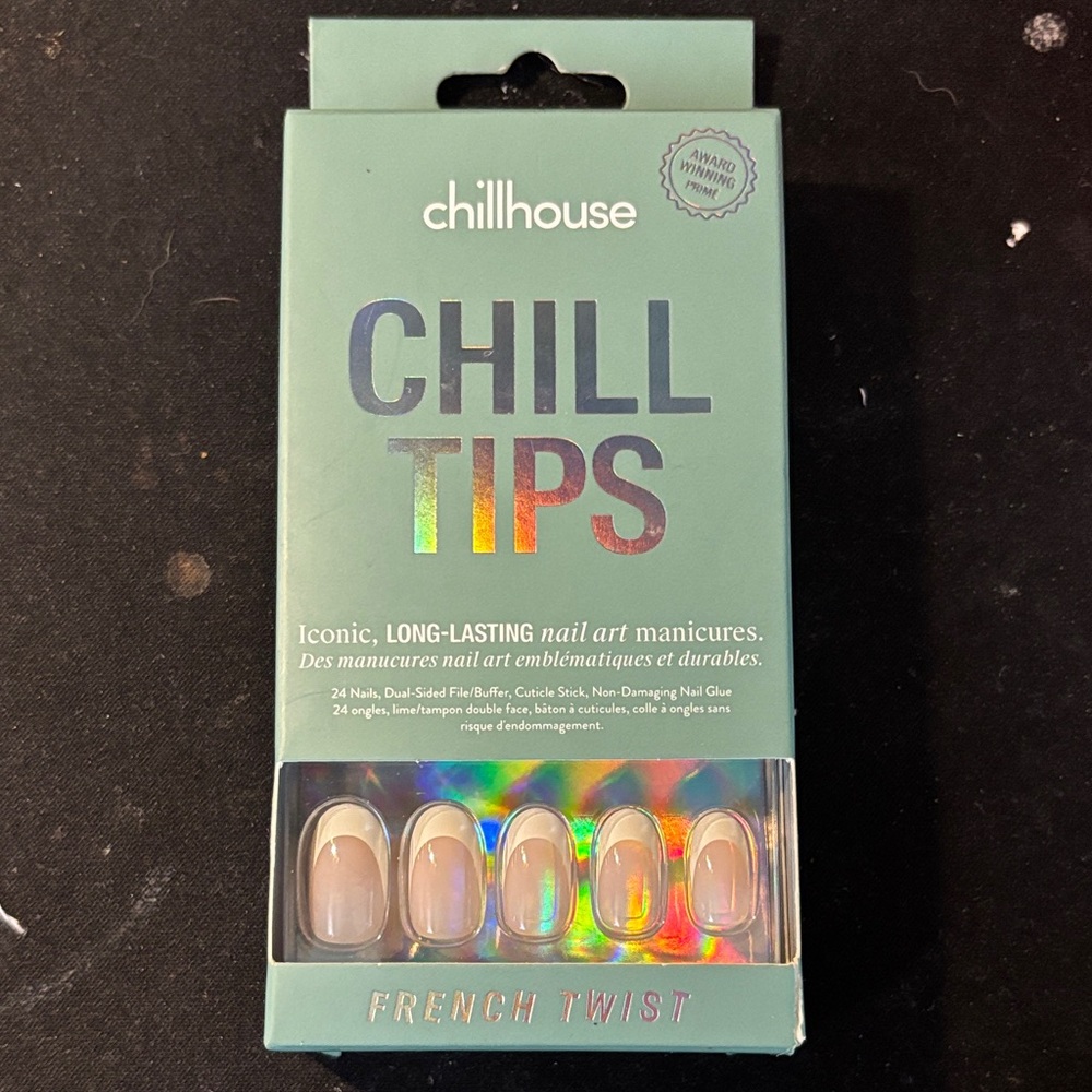 Chillhouse Chill Tips French Twist Nail Art